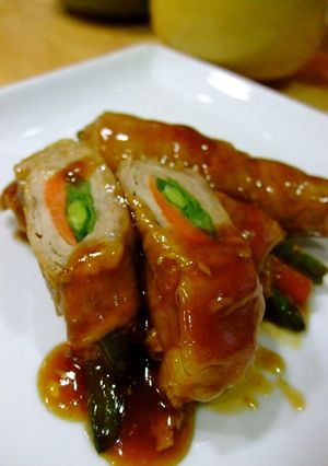 豚肉で☆肉巻き☆巻き☆-レシピのメイン写真