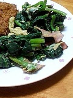 【お弁当に】ほうれん草のソテー-レシピのメイン写真