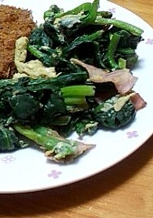 【お弁当に】ほうれん草のソテー-レシピのメイン写真