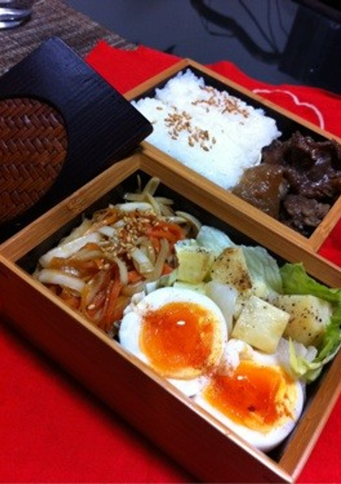 大根の皮のきんぴら弁当-レシピのメイン写真