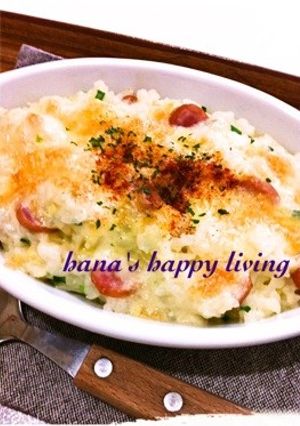 簡単朝ごはん♪豆乳ドリア-レシピのメイン写真
