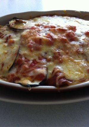 ナスとミートのチーズ焼きパスタ-レシピのメイン写真
