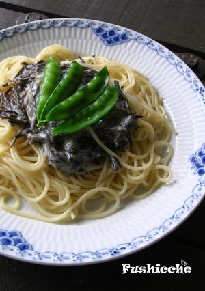 生ひじきとアンチョビのクリームパスタ-レシピのメイン写真