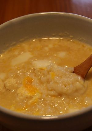 レンジで簡単♪お手軽たまご雑炊-レシピのメイン写真