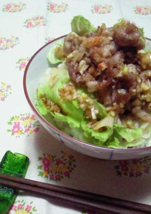 ボリューム満点＊豚丼-レシピのメイン写真