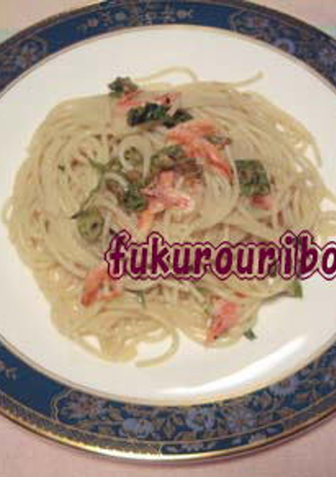 ふきのとうと桜エビのスパゲティ-レシピのメイン写真