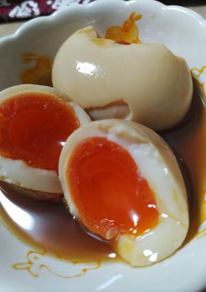 味玉蒲焼のタレ漬け※簡単レンジ副菜-レシピのメイン写真