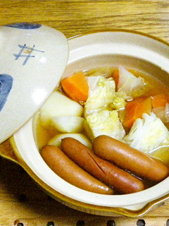 土鍋で時短!ポトフ風-レシピのメイン写真