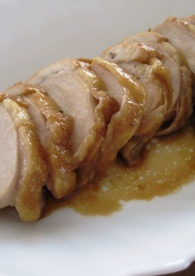 ヘルシー簡単むね肉の焼き豚風-レシピのメイン写真