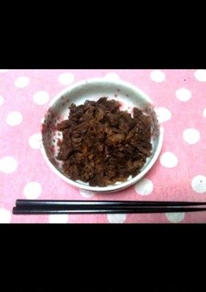牛肉の時雨煮♥-レシピのメイン写真