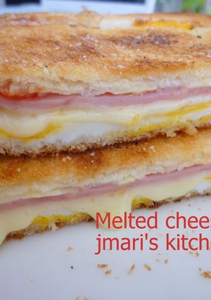 とろ～りチーズのホットサンド風♬-レシピのメイン写真