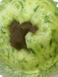 春のヨモギ蒸しパン♪(あん入り)-レシピのメイン写真