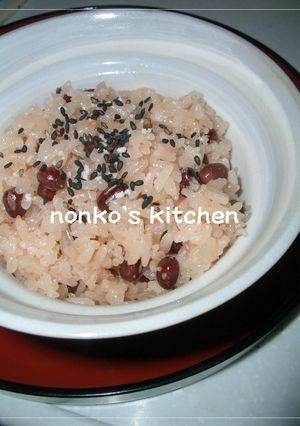 我が家の赤飯☆炊飯器-レシピのメイン写真