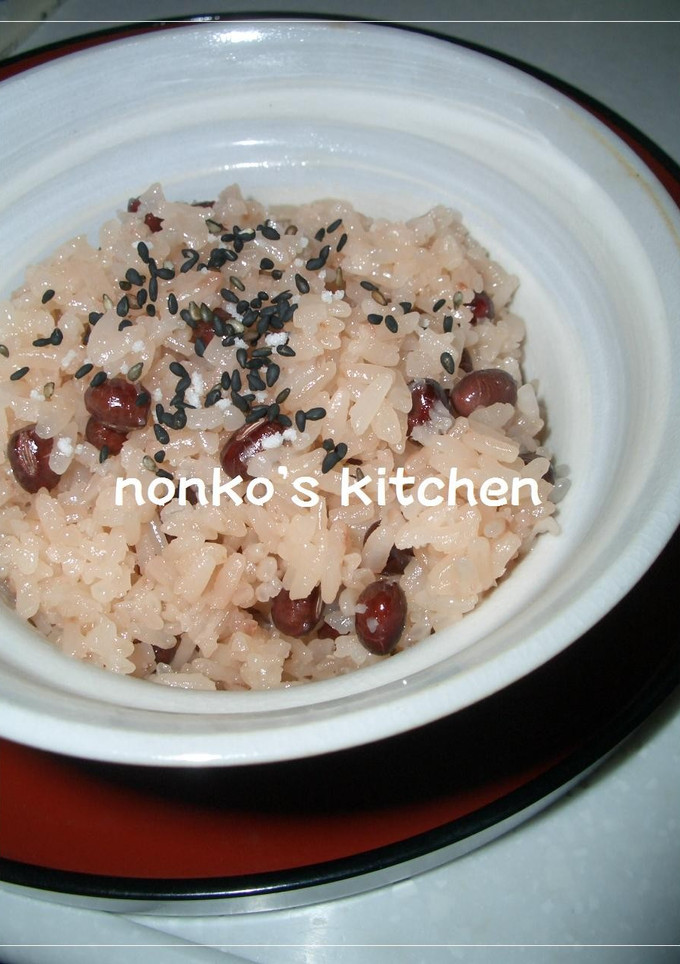 我が家の赤飯☆炊飯器-レシピのメイン写真