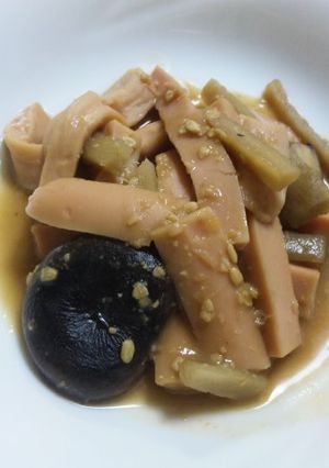 魚肉ソーセージと野菜の味噌煮-レシピのメイン写真