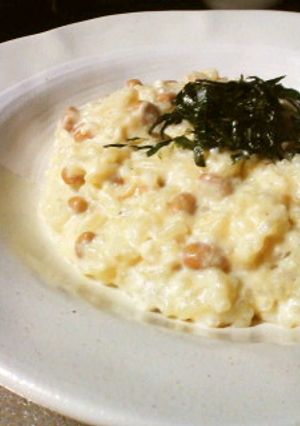 革命的★濃厚大豆たっぷり納豆リゾット-レシピのメイン写真