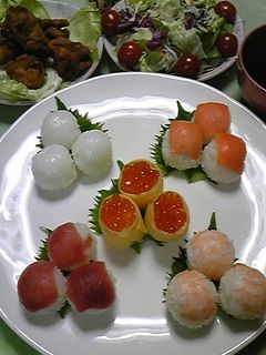 簡単☆かわいい☆てまり寿司♪-レシピのメイン写真