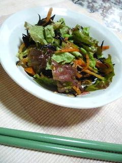 ひじきと人参とレタスの中華和え-レシピのメイン写真