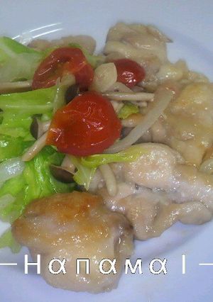 春野菜とチキンのﾎｯｺﾘソテー-レシピのメイン写真