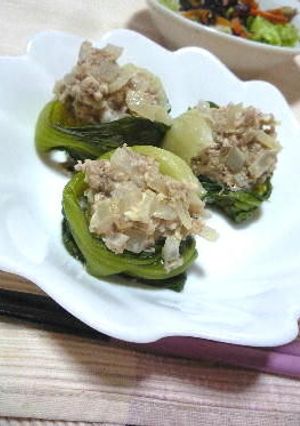 皮は青梗菜☆豆腐入りヘルシーシューマイ-レシピのメイン写真