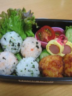 カラフルおにぎり弁当-レシピのメイン写真