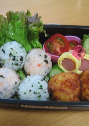 カラフルおにぎり弁当-レシピのメイン写真