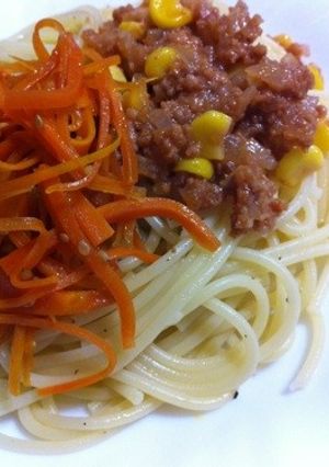 超簡単..10分..丼で茹でるスパゲティ-レシピのメイン写真