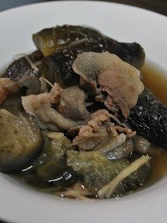 豚肉とナスの生姜煮。-レシピのメイン写真