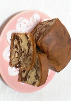 マーブルパウンドケーキ-レシピのメイン写真
