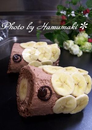 こどもの日！チョコバナナ鯉のぼりケーキ♪-レシピのメイン写真