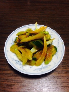 すぐできる!セロリとキュウリの漬物-レシピのメイン写真