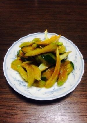 すぐできる！セロリとキュウリの漬物-レシピのメイン写真