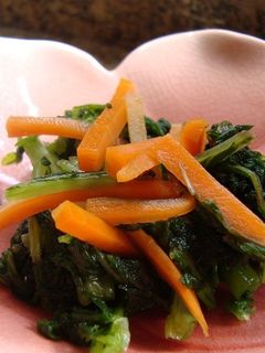 からし菜と人参の浅漬け♪-レシピのメイン写真