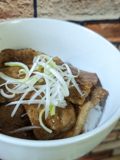厚切りお肉の豚丼♪-レシピのメイン写真