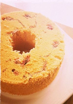 しっとり桜のシフォンケーキ＊-レシピのメイン写真