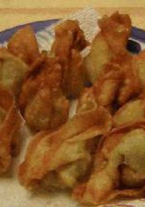 *うちのおひねり君（ワンタンの揚げ物）*-レシピのメイン写真