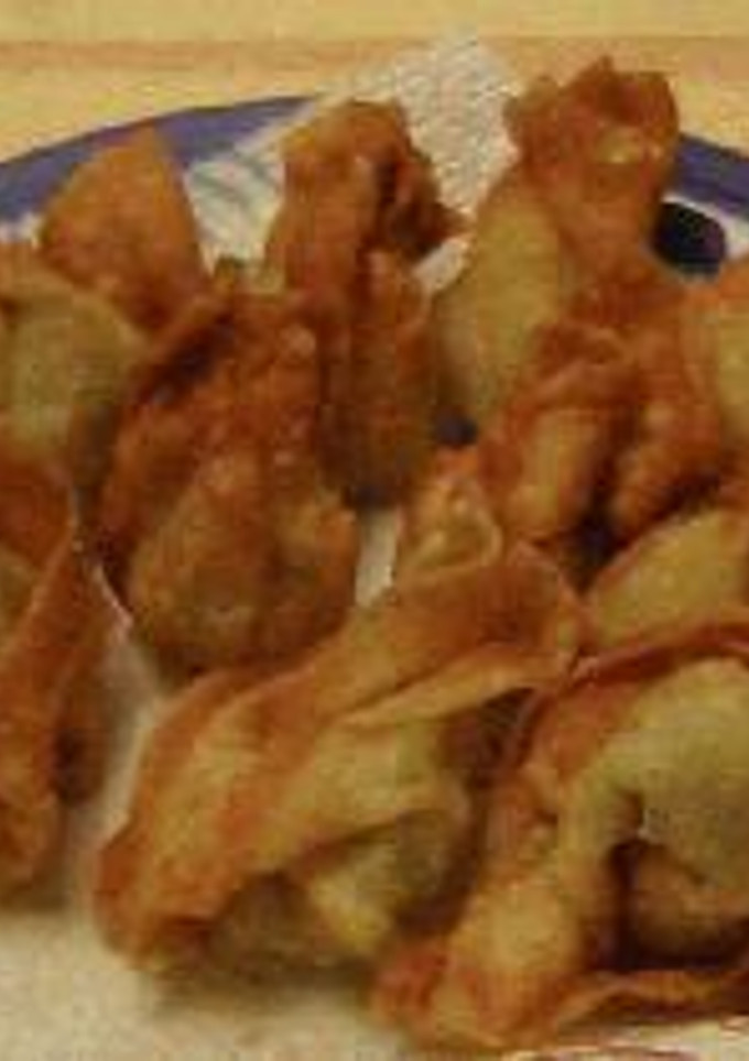 *うちのおひねり君（ワンタンの揚げ物）*-レシピのメイン写真