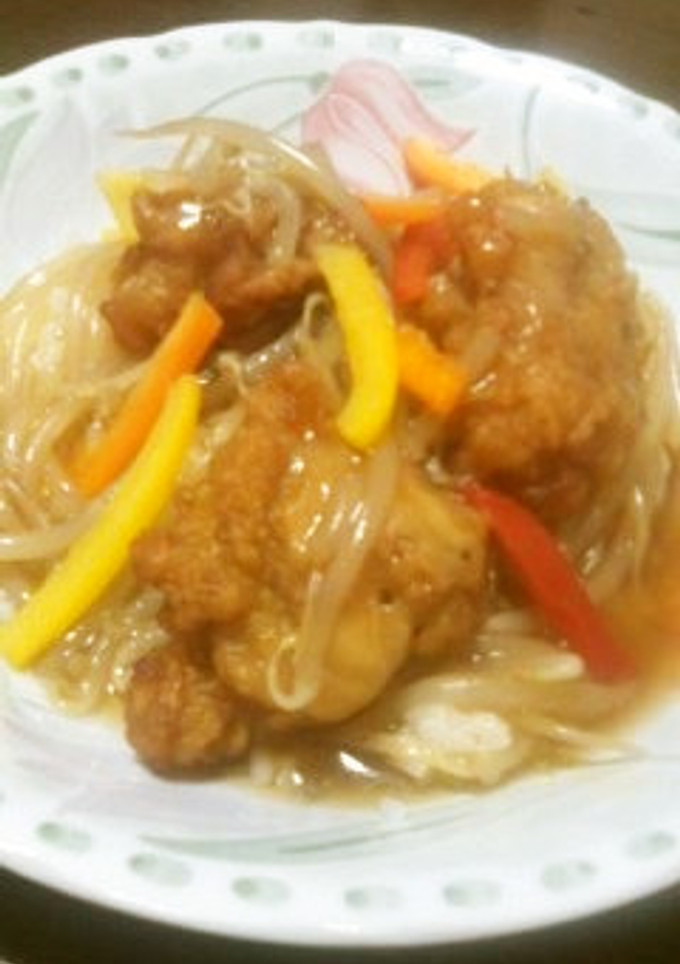 あぁ懐かしの中華唐揚げ丼　-レシピのメイン写真