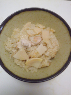 新たけのこと鶏肉の炊き込みごはん!-レシピのメイン写真