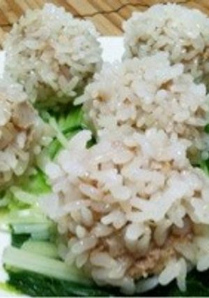 豚肉の真珠蒸し-レシピのメイン写真