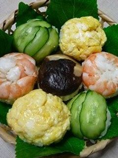 簡単手まり寿司-レシピのメイン写真