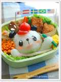 運動会にぴったりなキャラ弁