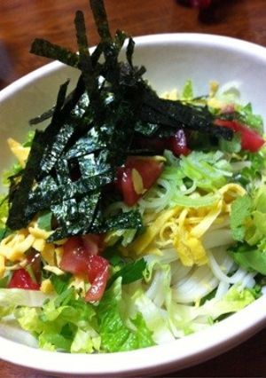 うどんdeサラダ-レシピのメイン写真
