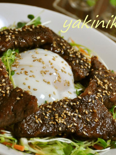 カフェ風♪焼肉サラダ丼(*^_^*)-レシピのメイン写真
