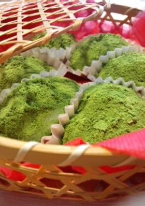 レンジで　うぐいす餅-レシピのメイン写真