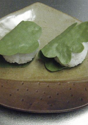 柏餅おにぎり-レシピのメイン写真