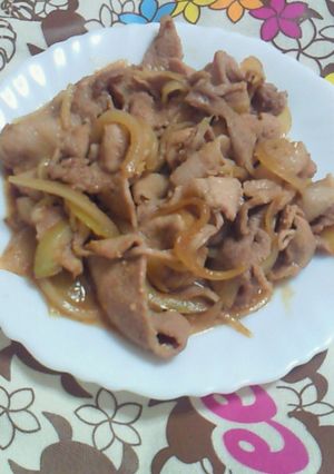 ★簡単つけない！豚こまDEしょうが焼き★-レシピのメイン写真