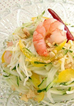 香ばしナッツのアジア風サラダめん-レシピのメイン写真