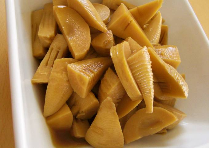 竹の子の煮物〜田舎風の甘辛味〜 by なっサン 【クックパッド】 簡単  