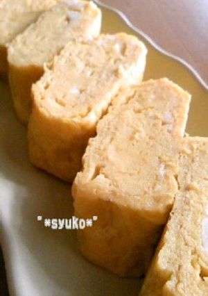 お弁当に＊ポン酢と柚子胡椒風味の卵焼き-レシピのメイン写真